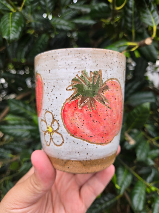 Summer Strawberry Tall Tumbler