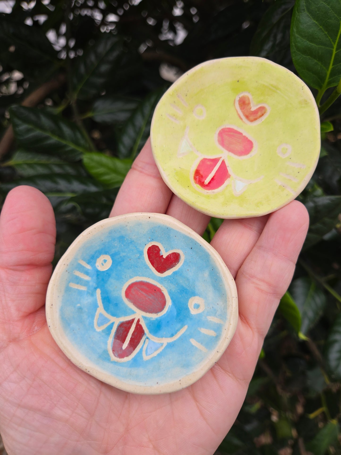 Sweet Critter Dip Dishes (Blue Raspberry & Key Lime: Kitty)
