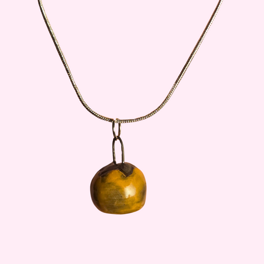 Handbuilt Persimmon Necklace
