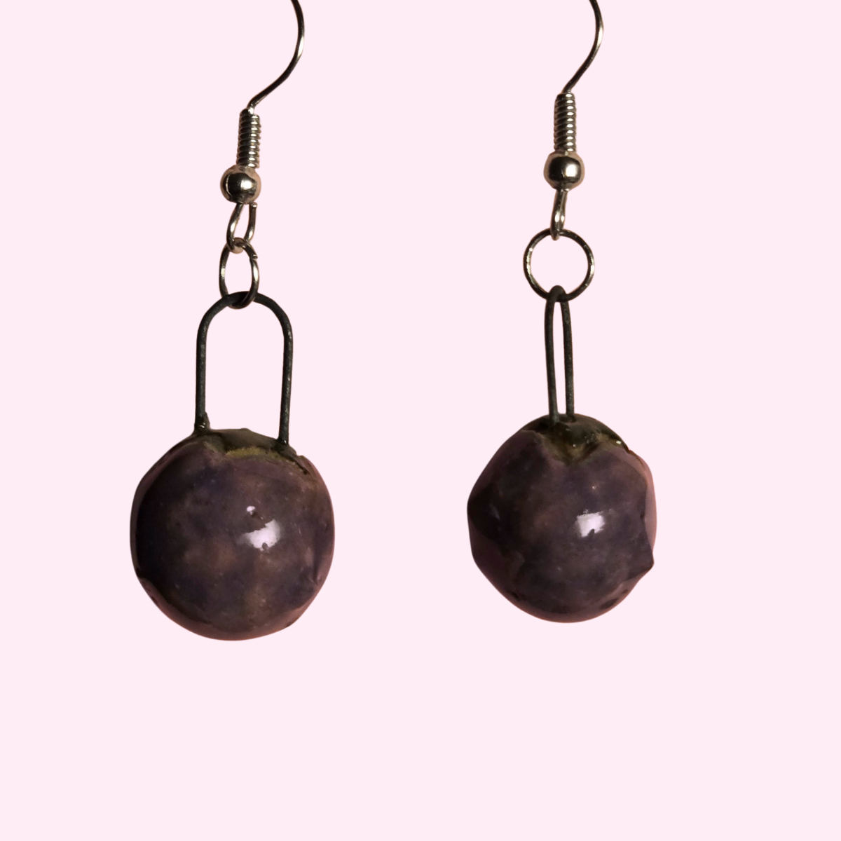 Handbuilt Blackberry Earrings (Set 1)