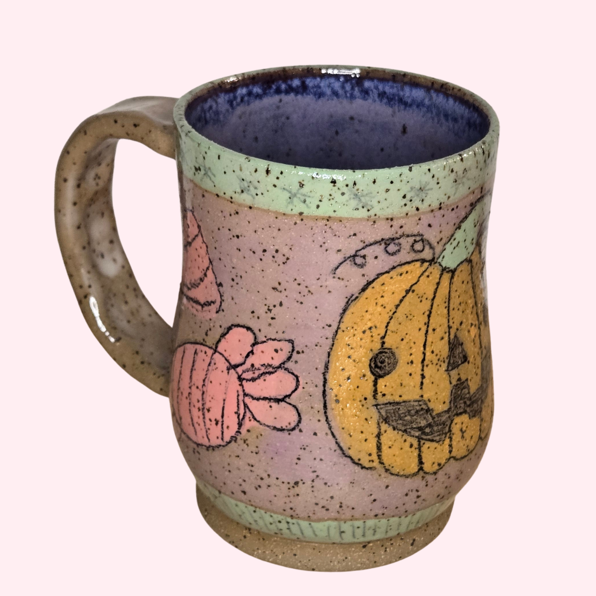 Spooky Cute Jack-O-Lantern Pumpkin Mug