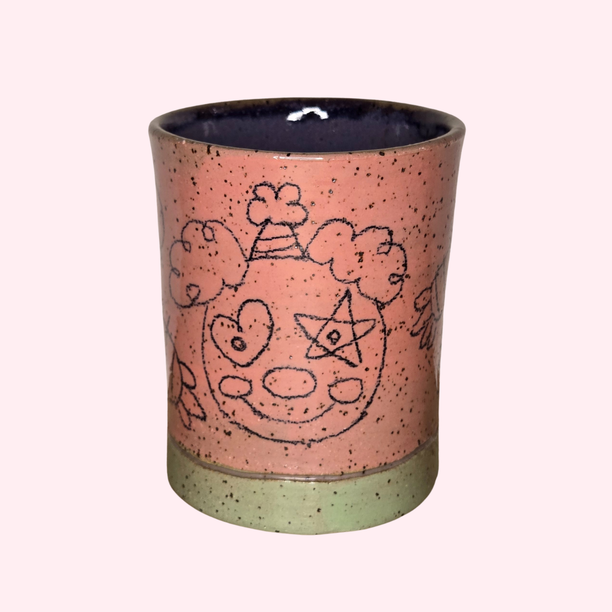 Witch & Clown Tall Candy Cup