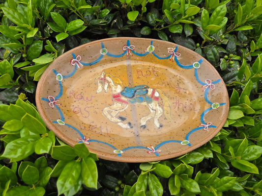 Big Top Circus "Memory of the Carousel Horse" Platter