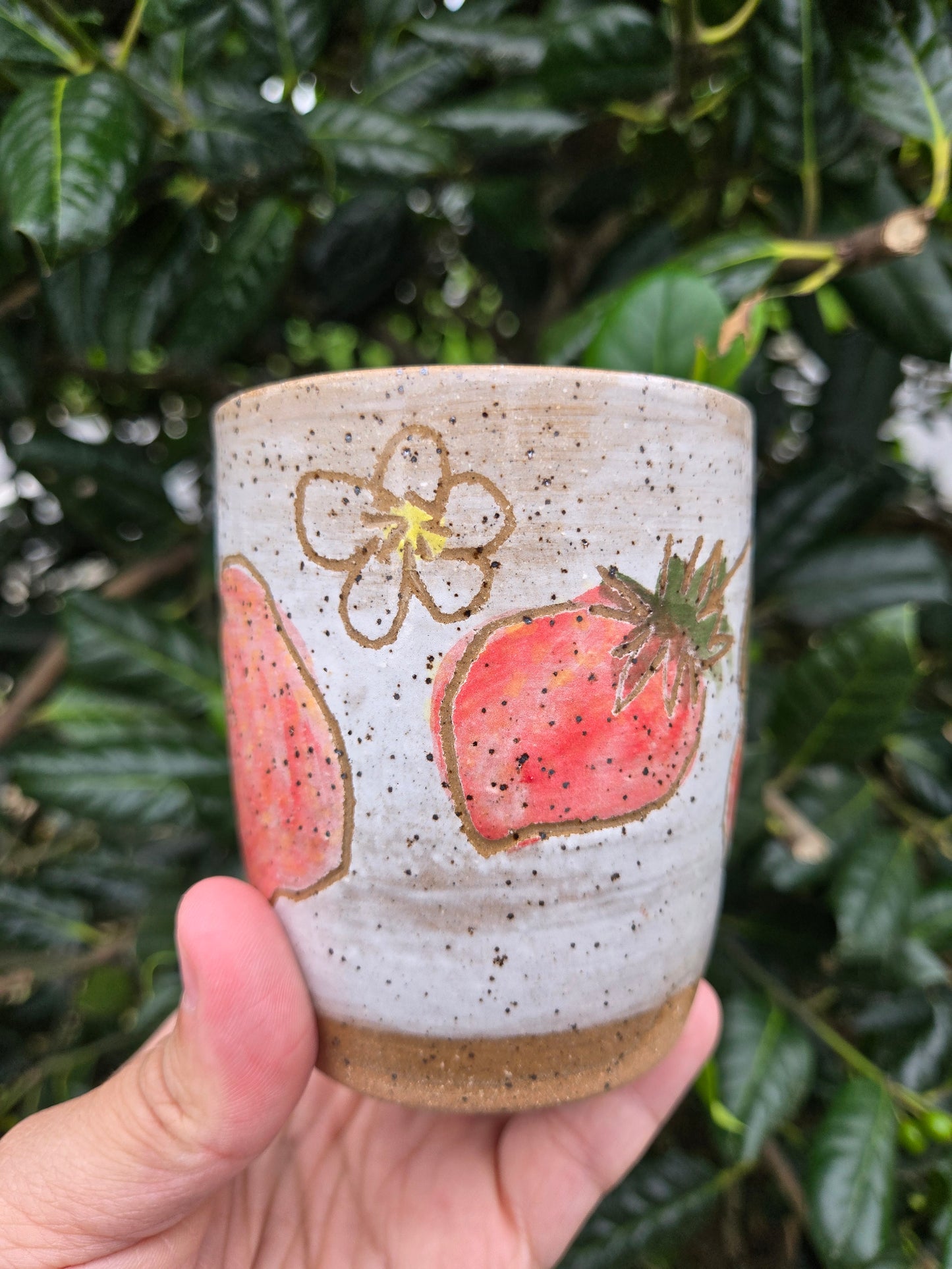 Summer Strawberry Tall Tumbler