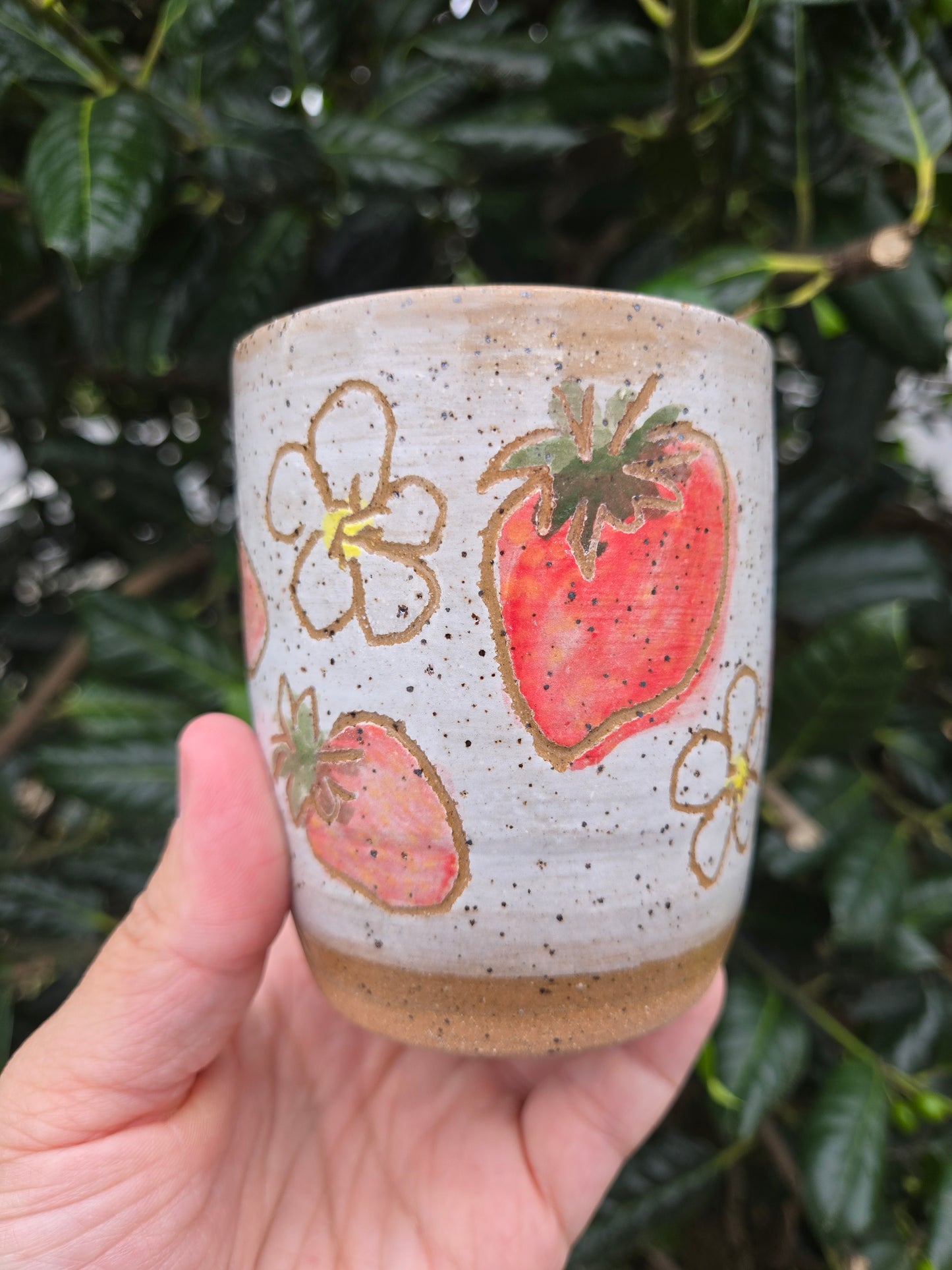 Summer Strawberry Tall Tumbler