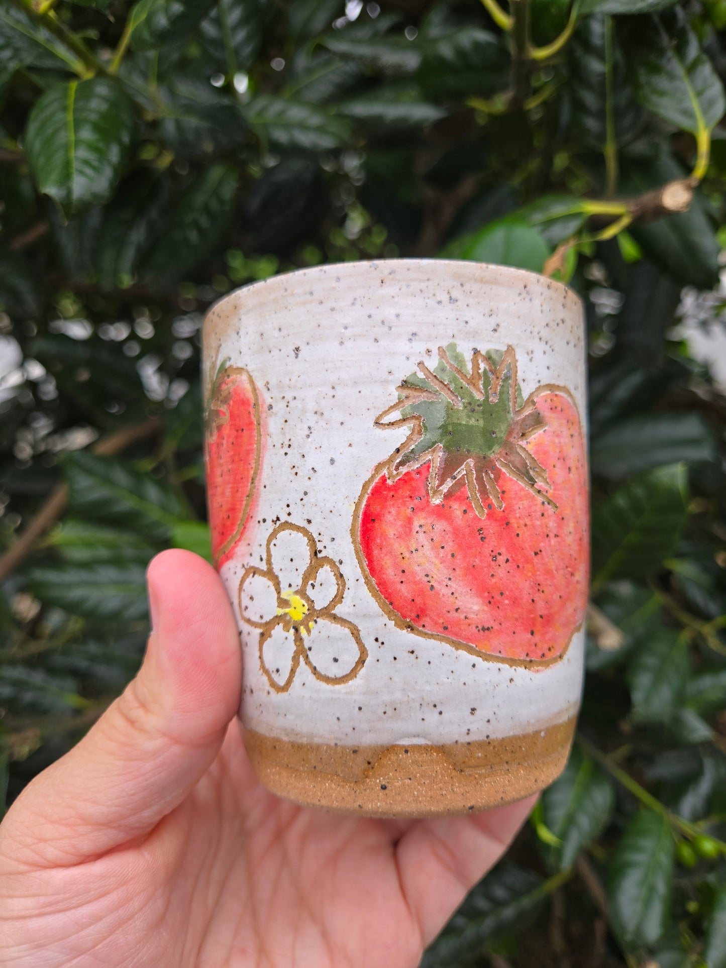 Summer Strawberry Tall Tumbler