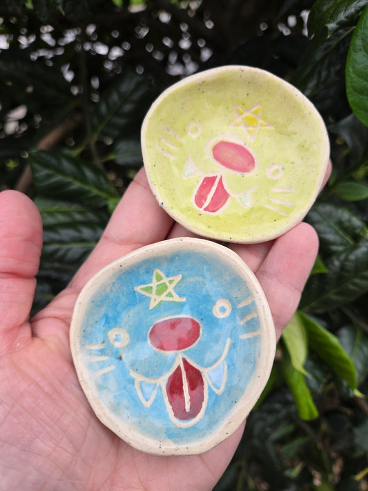 Sweet Critter Dip Dishes (Blue Raspberry & Key Lime: Kitty)