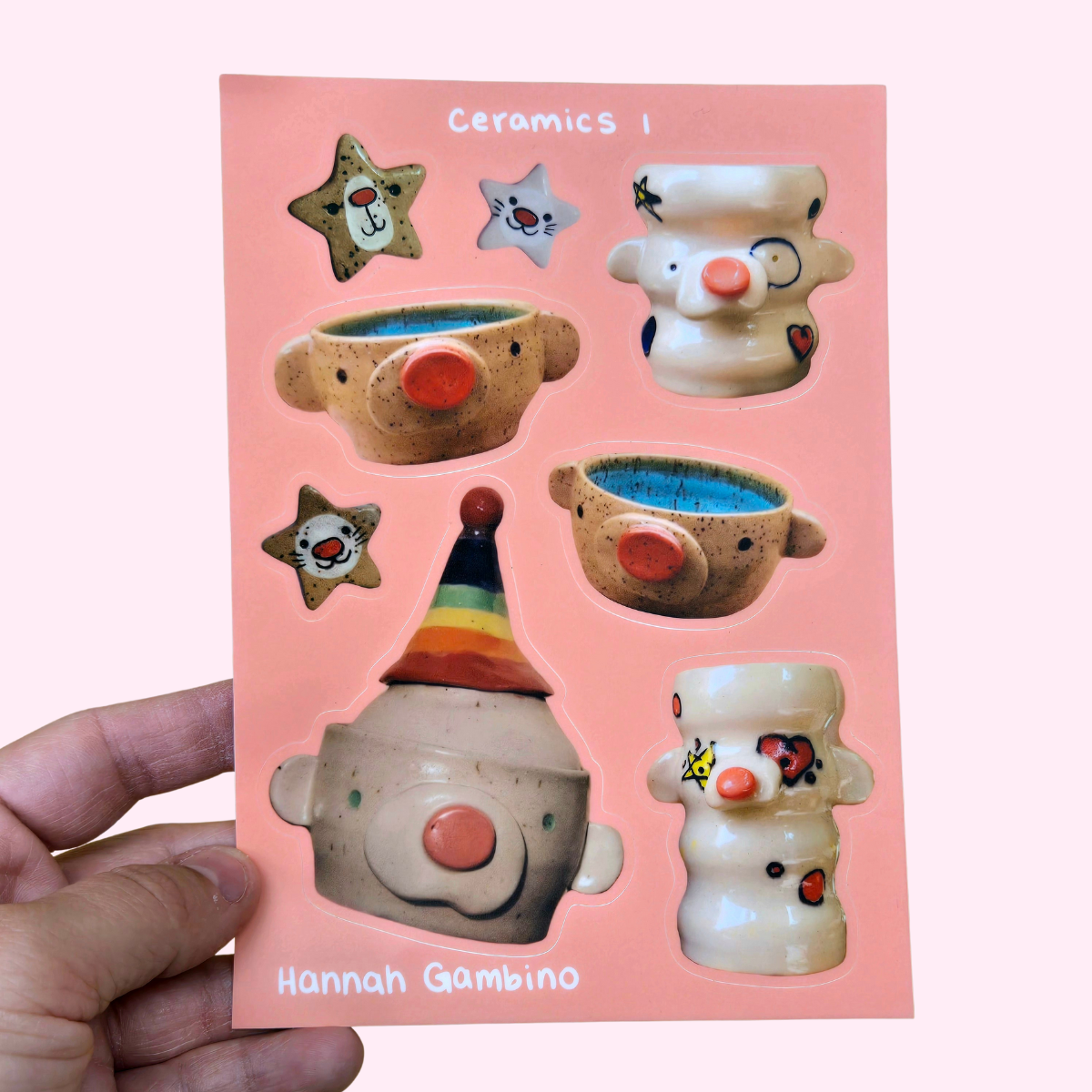 Ceramics I Matte Vinyl Sticker Sheet
