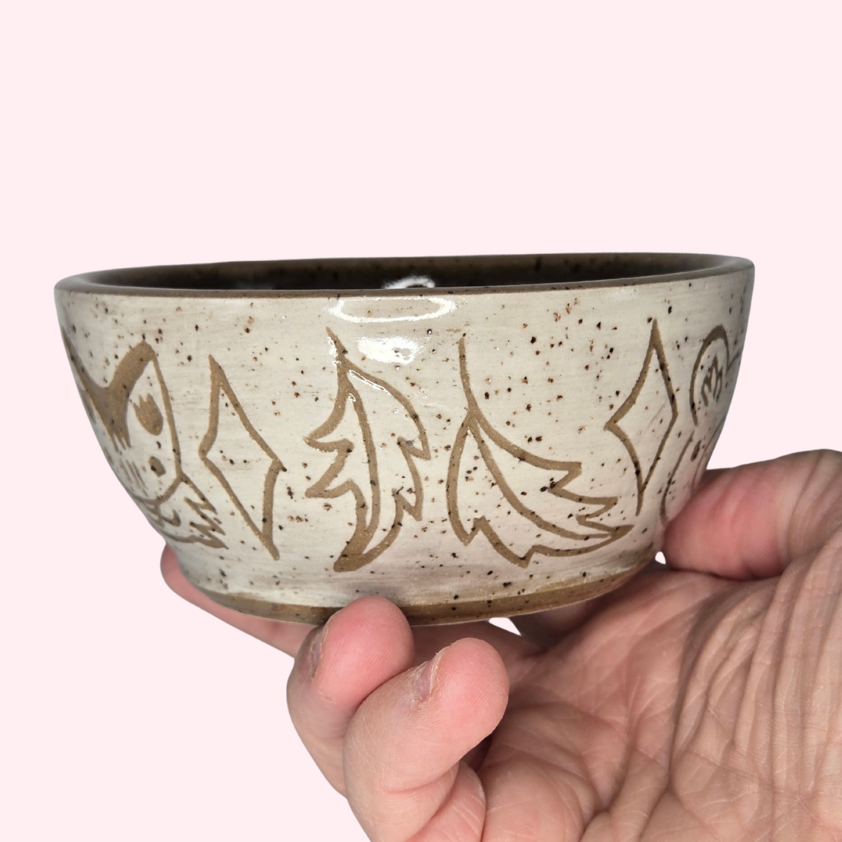 Winter Forest Critter Small Bowl