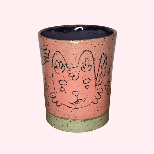 Werewolf & Baphomet Tall Candy Cup