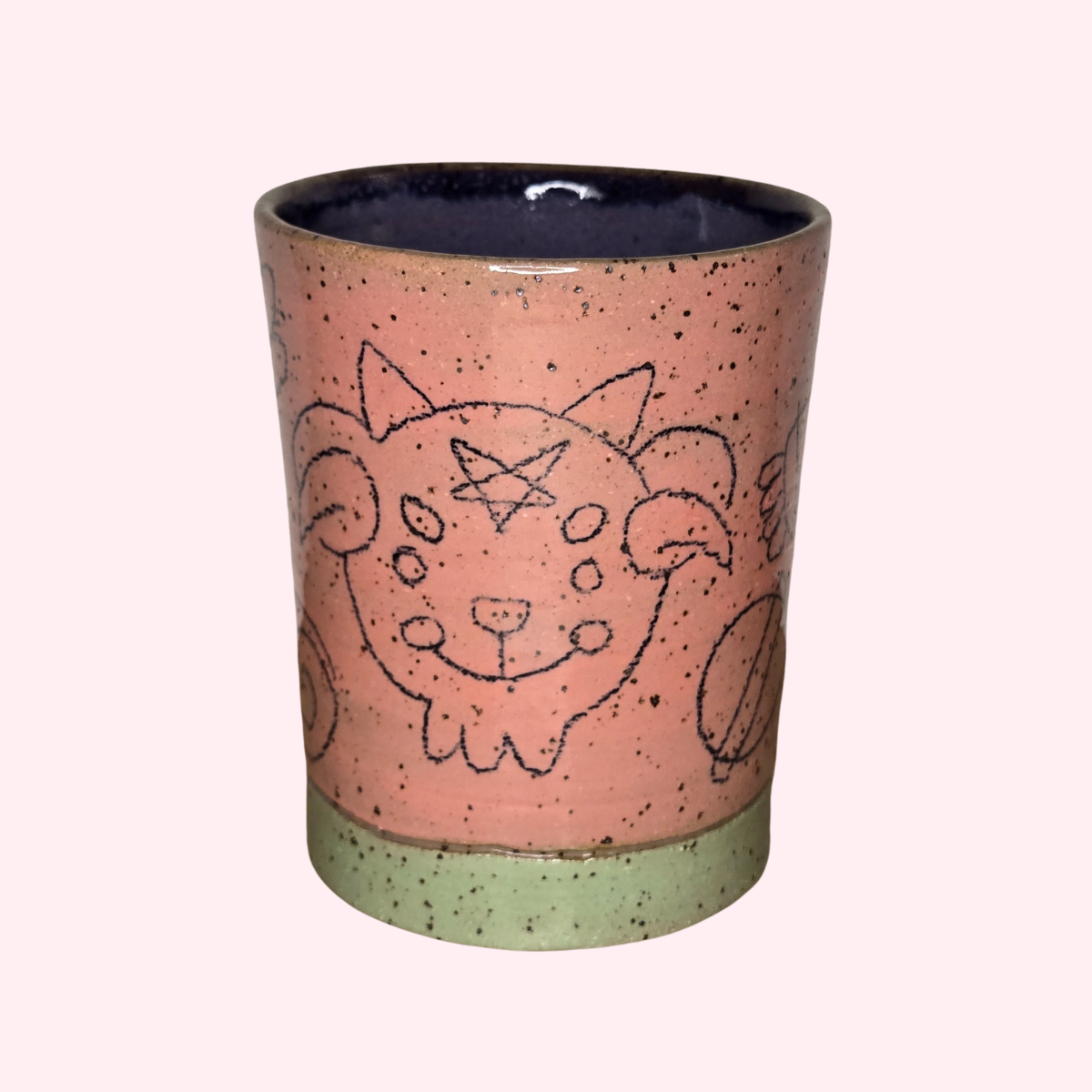 Werewolf & Baphomet Tall Candy Cup