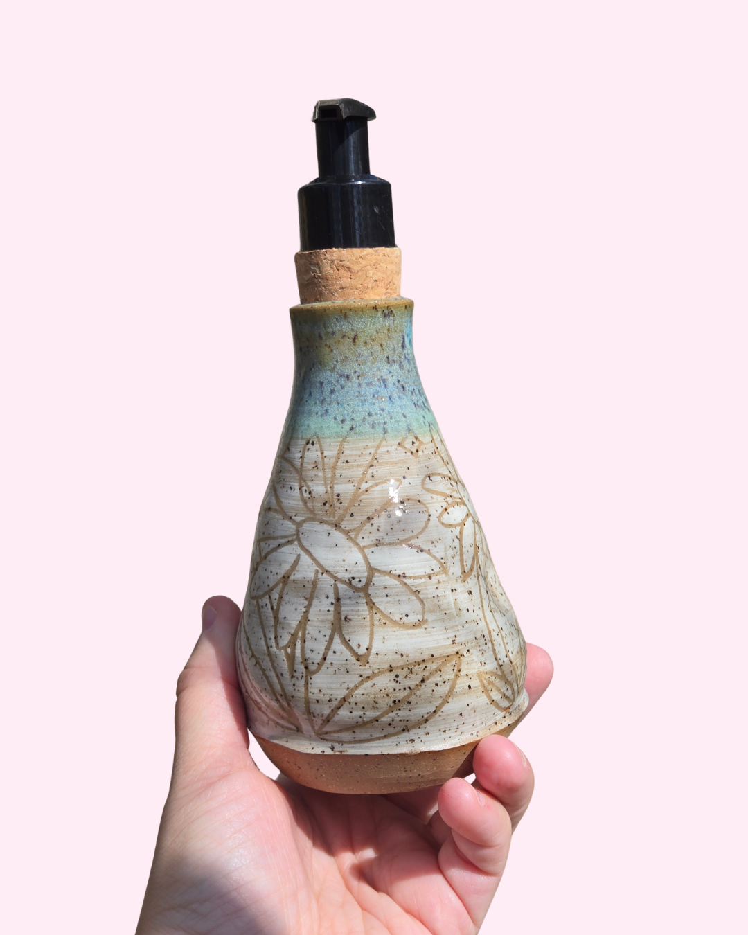 Spring Daisies Soap Dispenser