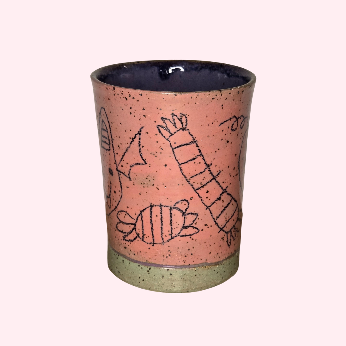 Bat & Pumpkin Tall Candy Cup