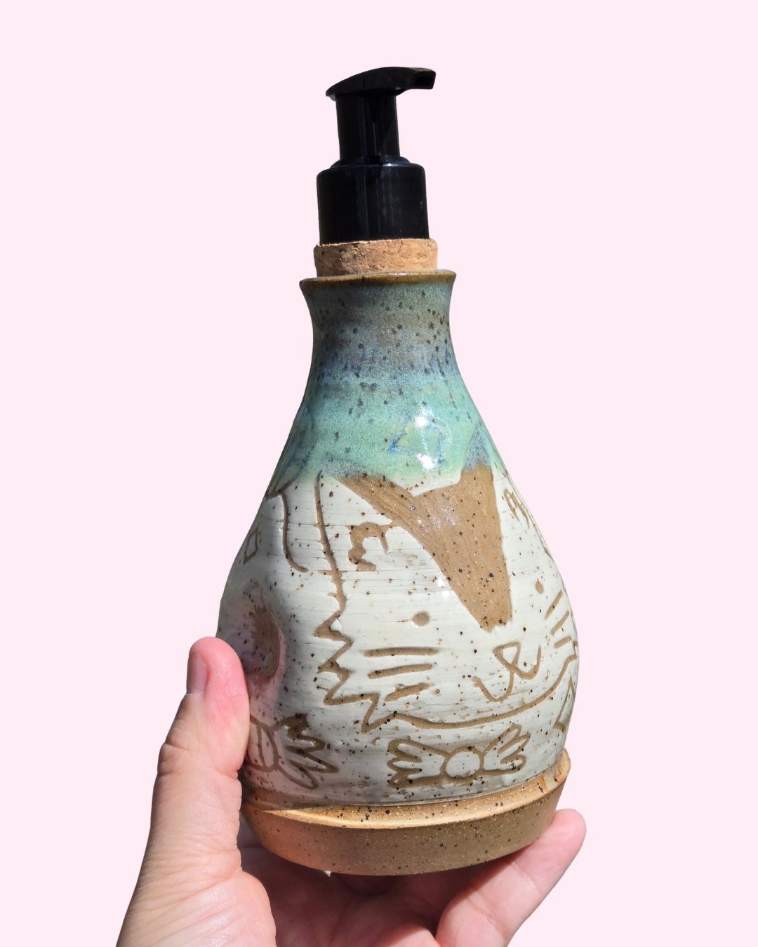Spring Kitty and Toys Soap Dispenser