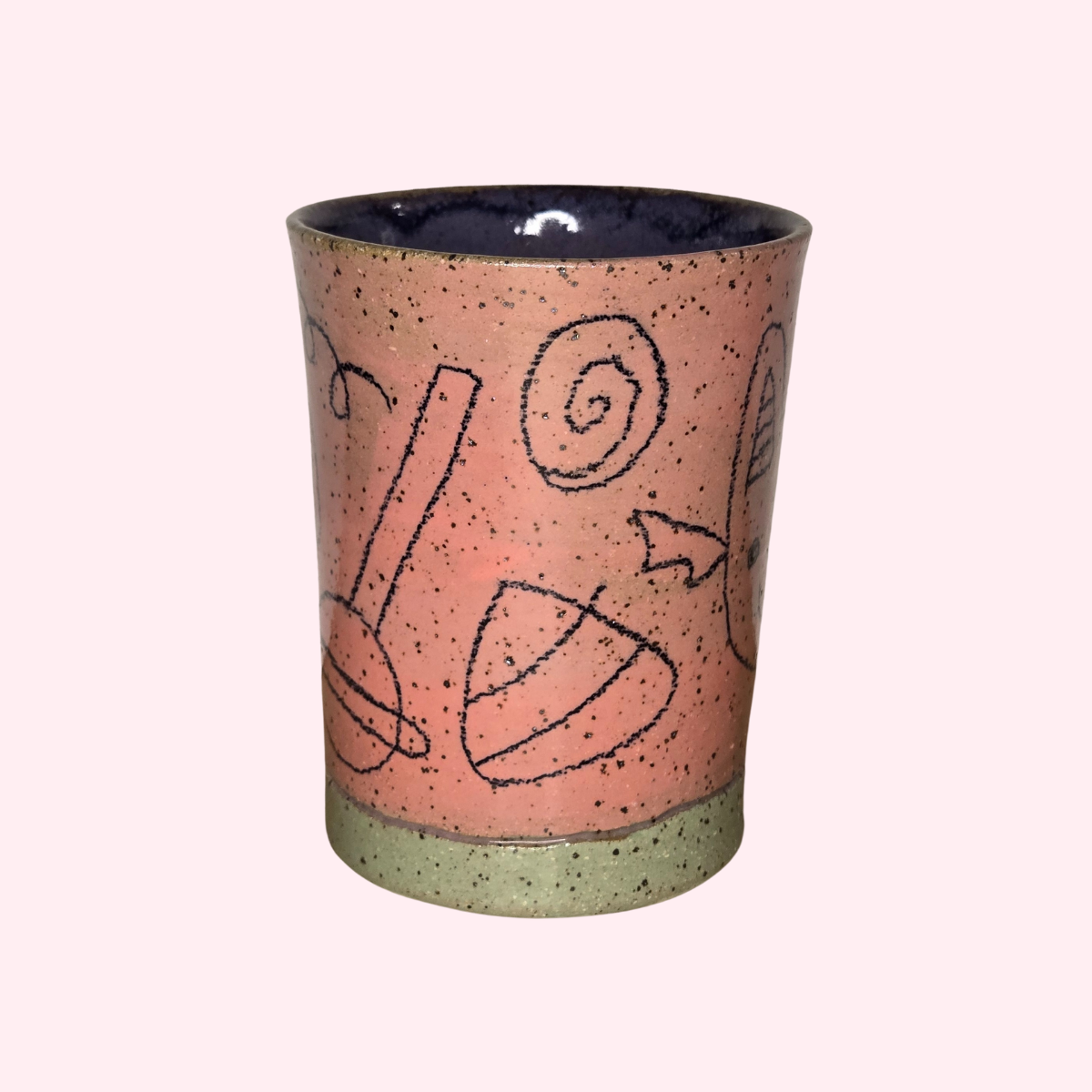 Bat & Pumpkin Tall Candy Cup