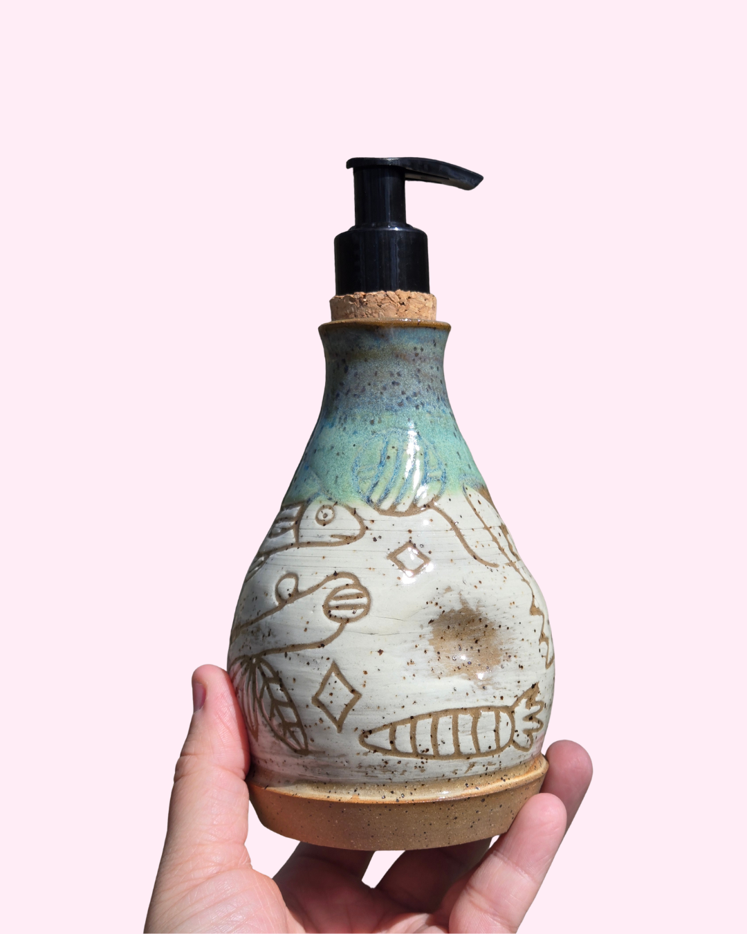 Spring Kitty and Toys Soap Dispenser