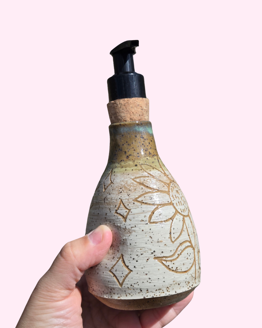Spring Sunflowers Soap Dispenser