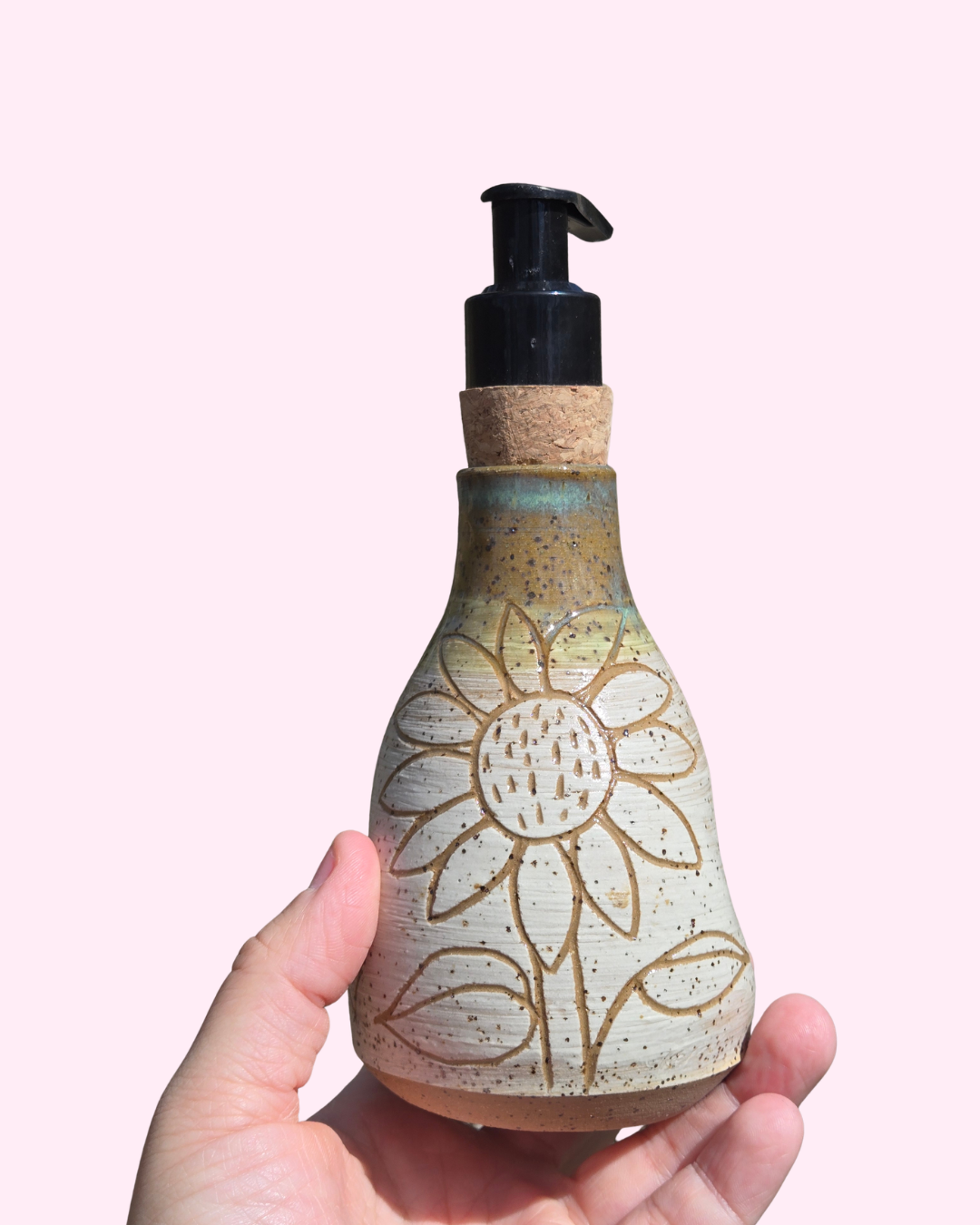 Spring Sunflowers Soap Dispenser