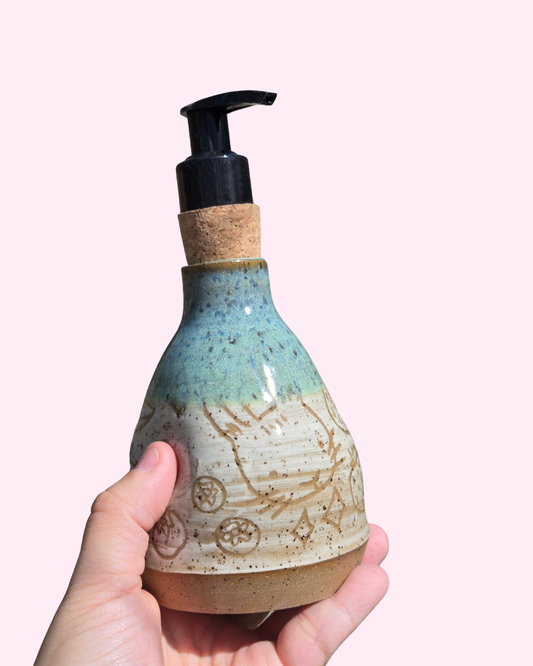 Spring Bunny and Berries Soap Dispenser
