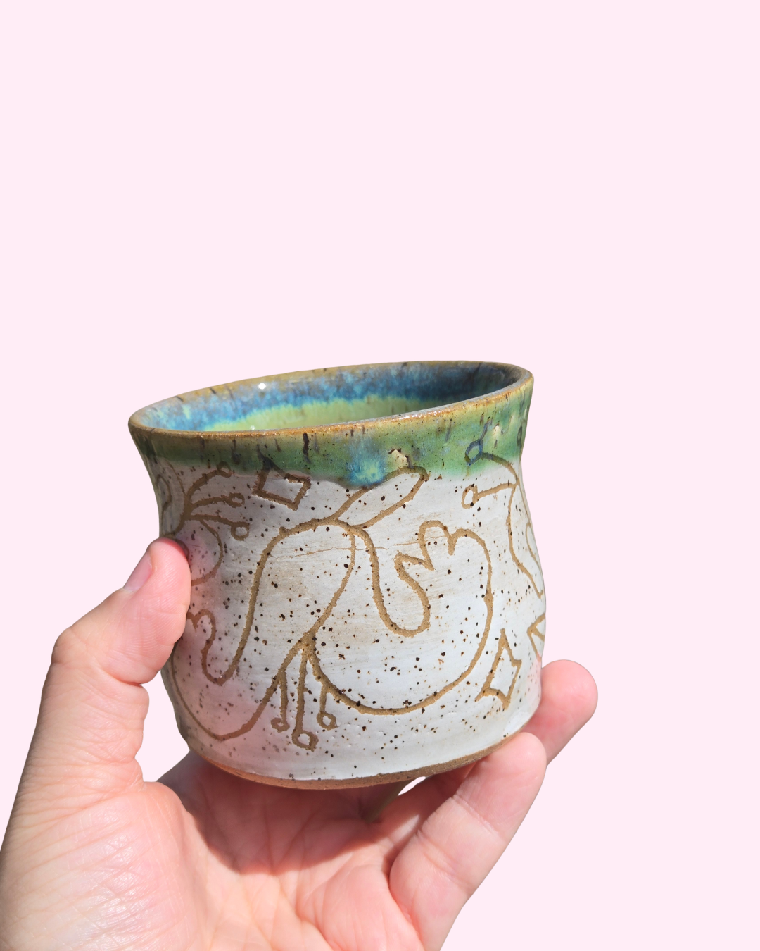 Spring Possum and Honeysuckles Cup