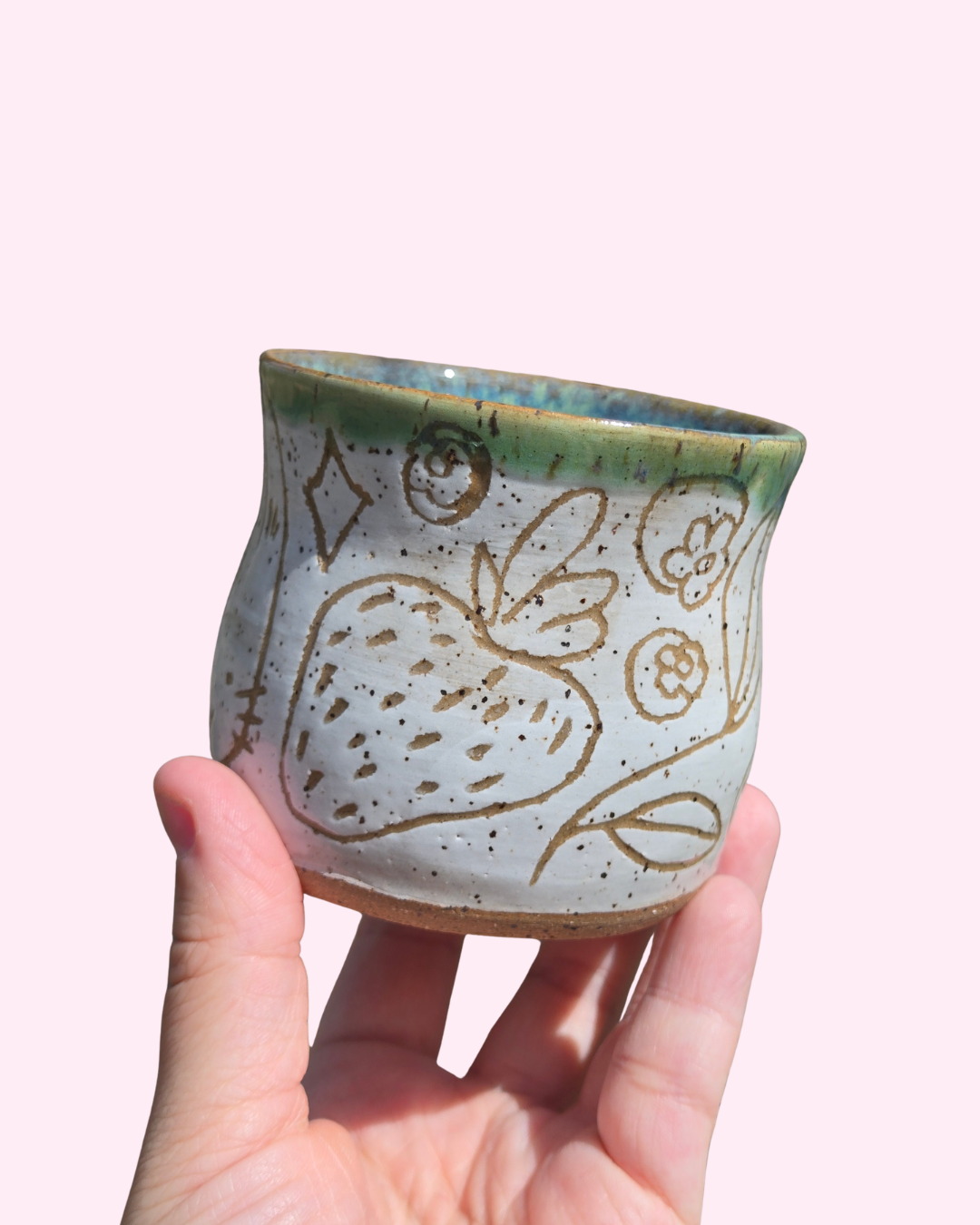 Spring Bunny and Berries Cup