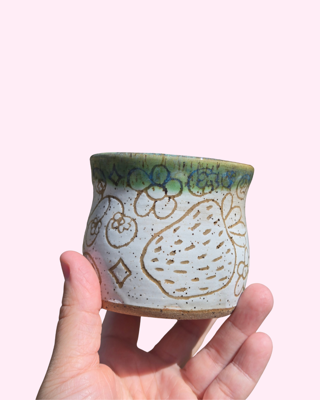 Spring Bunny and Berries Cup