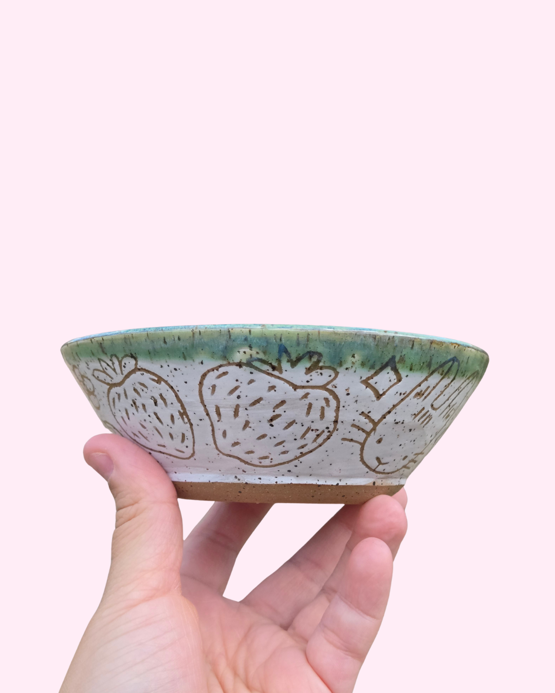 Spring Bunny and Berries Bowl