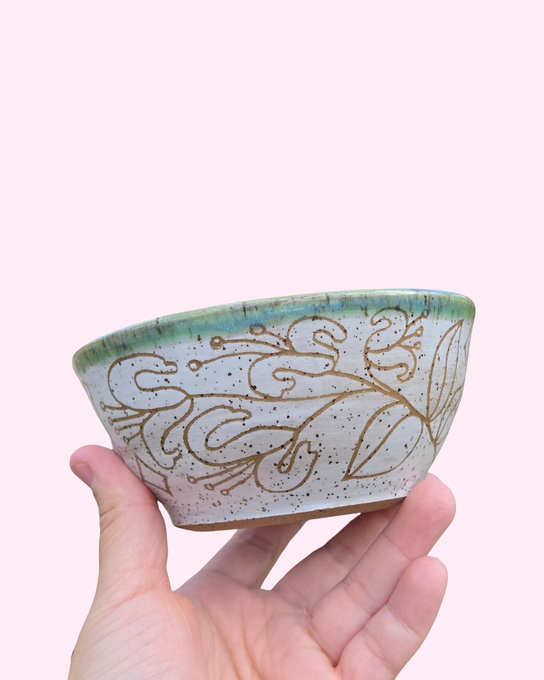 Spring Possum and Honeysuckle Bowl