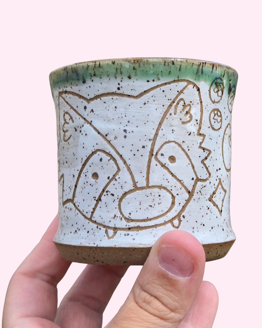 Spring Raccoon and Treats Tumbler