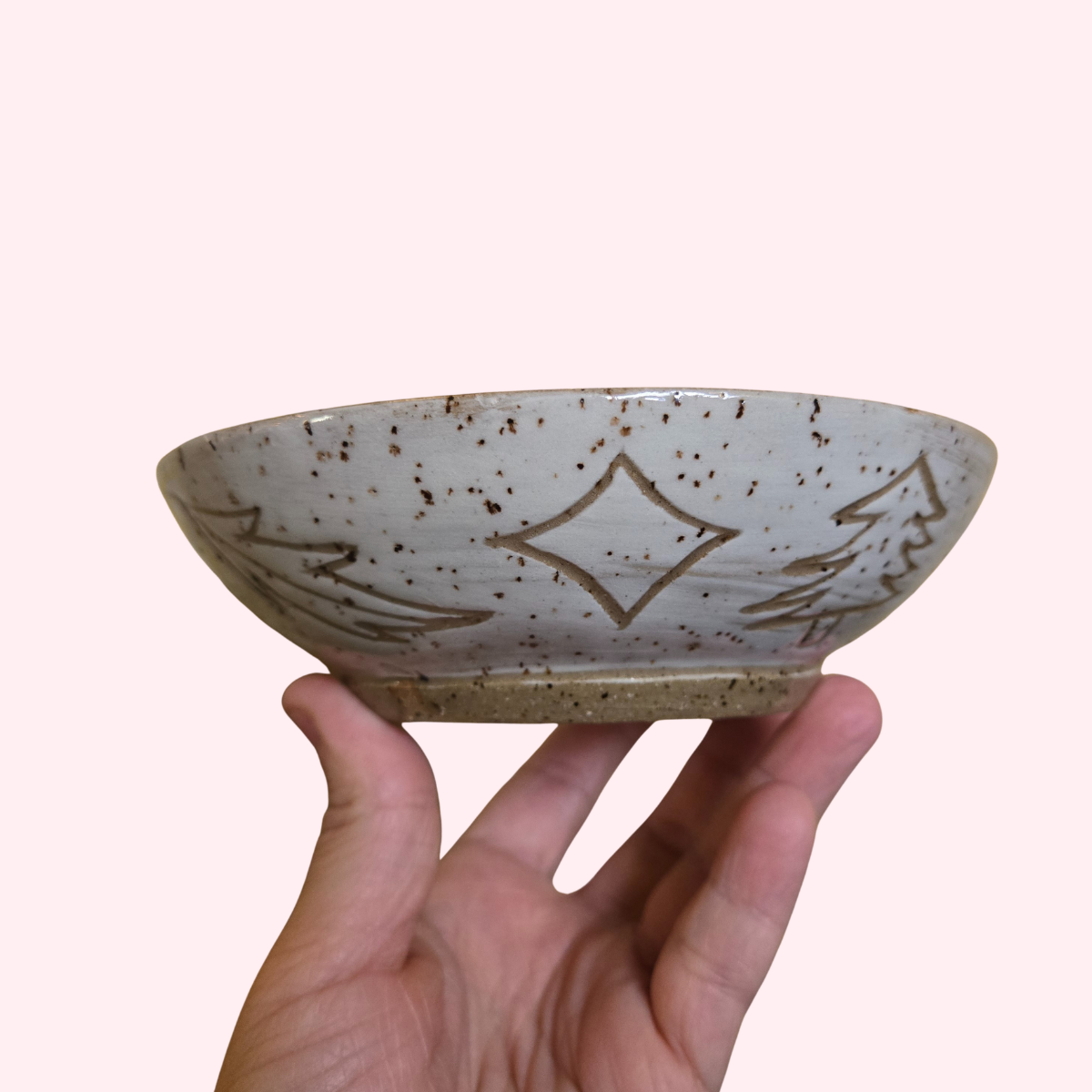 Winter Forest Scene Bowl